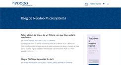 Desktop Screenshot of blog.neodoo.es