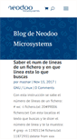 Mobile Screenshot of blog.neodoo.es