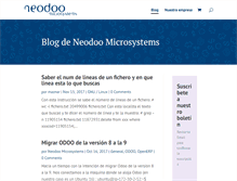 Tablet Screenshot of blog.neodoo.es